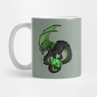 Green Dragon and a D20 Mug